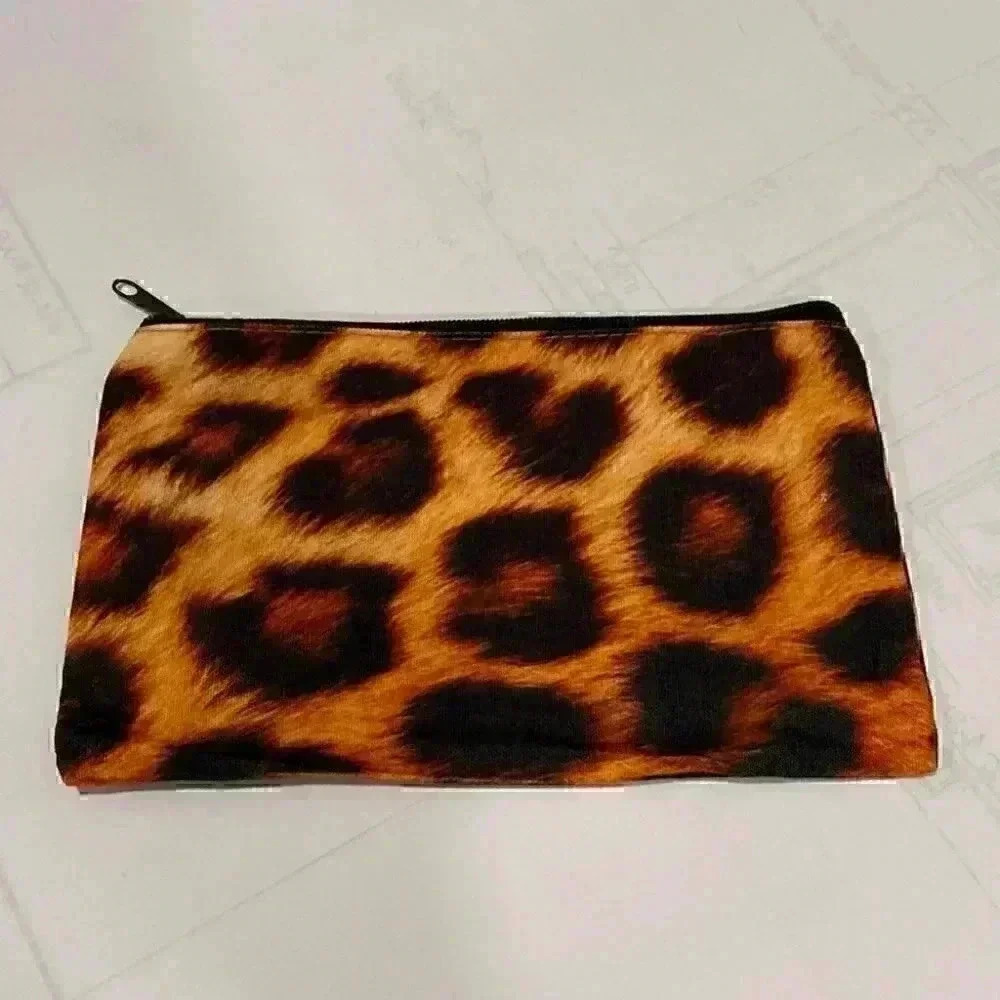 Leopard Cosmetic Bag for Women